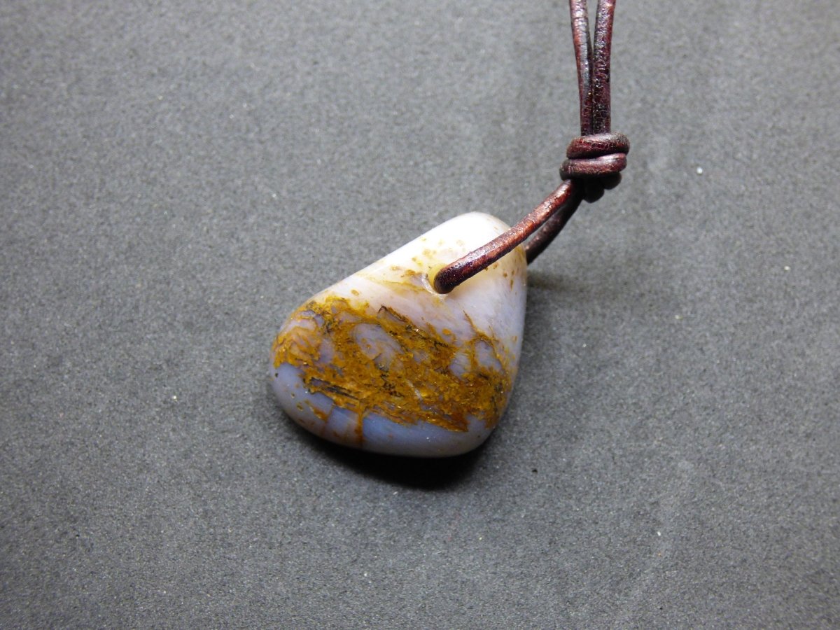 Pietersite Edelstein Kette ~HIPPIE ~GOA ~Boho ~Ethno ~Nature ~Heilstein ~Flash ~Fire ~Fluss ~Blitz ~Rarität - Art of Nature Berlin