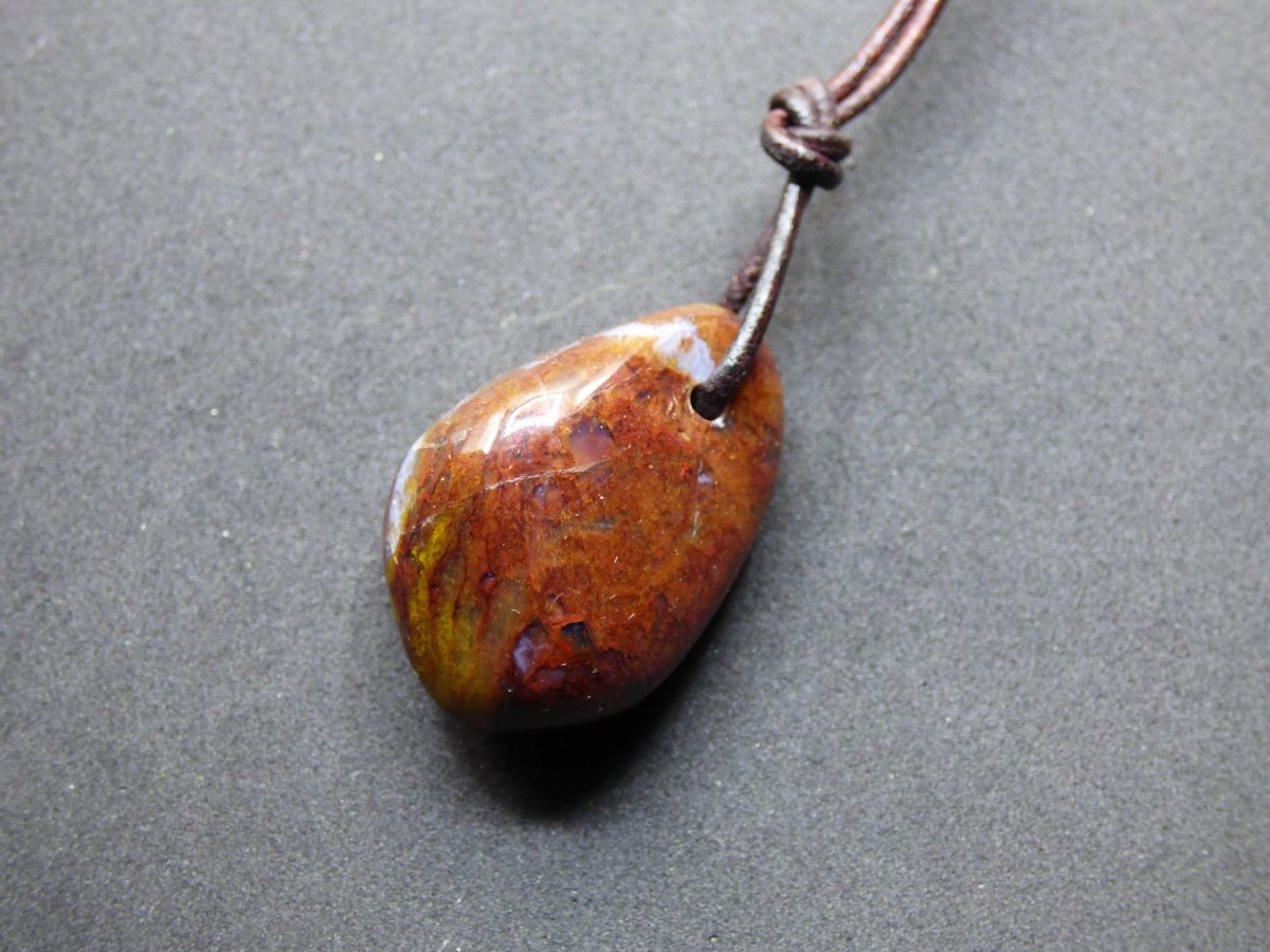 Pietersite Edelstein Kette ~HIPPIE ~GOA ~Boho ~Ethno ~Nature ~Heilstein ~Flash ~Fire ~Fluss ~Blitz ~Rarität - Art of Nature Berlin