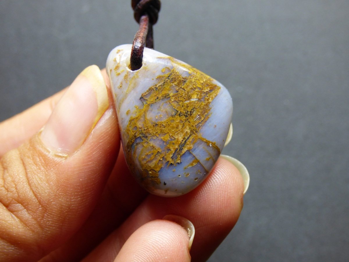 Pietersite Edelstein Kette ~HIPPIE ~GOA ~Boho ~Ethno ~Nature ~Heilstein ~Flash ~Fire ~Fluss ~Blitz ~Rarität - Art of Nature Berlin