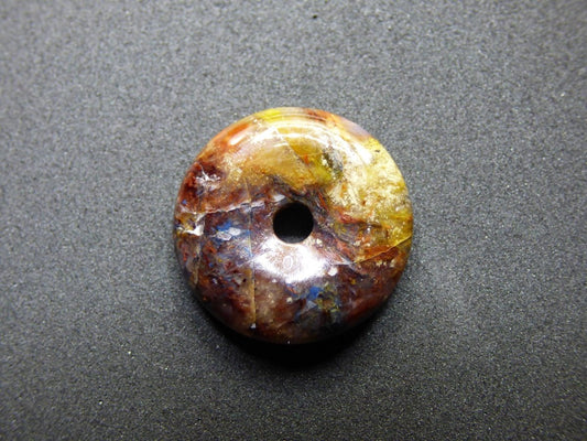 Pietersite ~ Edelstein Kette ~HIPPIE ~GOA ~Boho ~Tibet ~Ethno ~Nature ~Donut ~Schutzsymbol ~Heilstein ~Rarität - Art of Nature Berlin