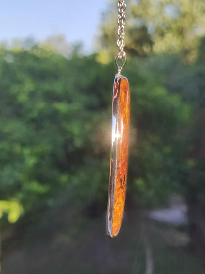 Pietersite gold AAA - 925 Sterling Silber Edelstein Kette Natur Rarität Heilstein Kristall Mann Frau Er Sie Geschenk Schimmer Reflektion - Art of Nature Berlin