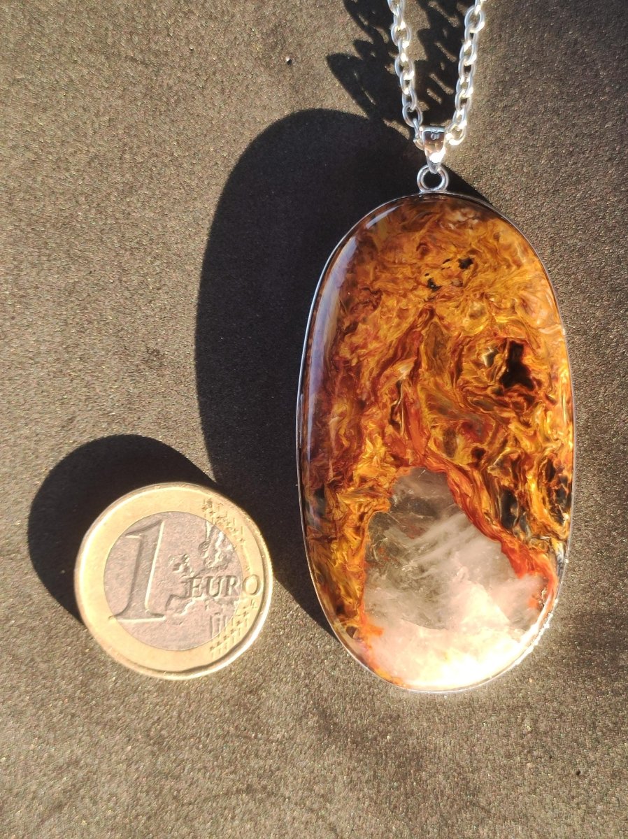 Pietersite gold AAA - 925 Sterling Silber Edelstein Kette Natur Rarität Heilstein Kristall Mann Frau Er Sie Geschenk Schimmer Reflektion - Art of Nature Berlin