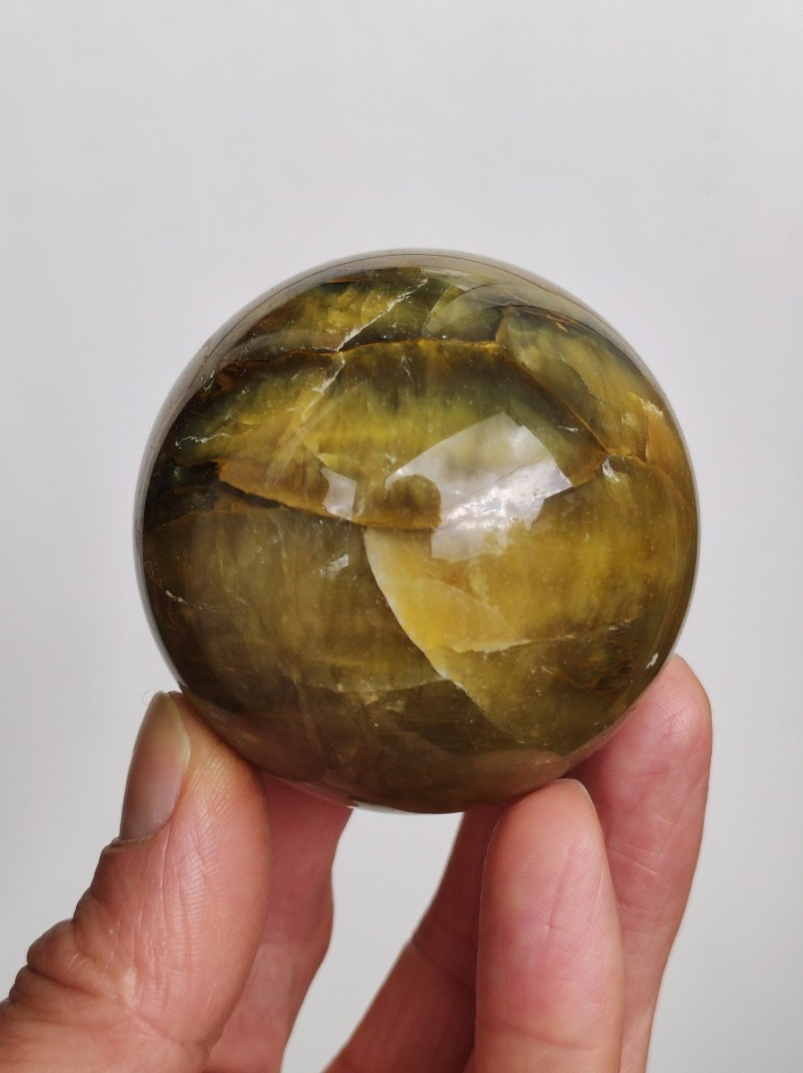 Pietersite gold Edelstein Kugel Massage Haus Magische Deko Sphere Kristall Meditation HIPPIE GOA Boho Heilstein Naturschatz Sammler Mineral - Art of Nature Berlin