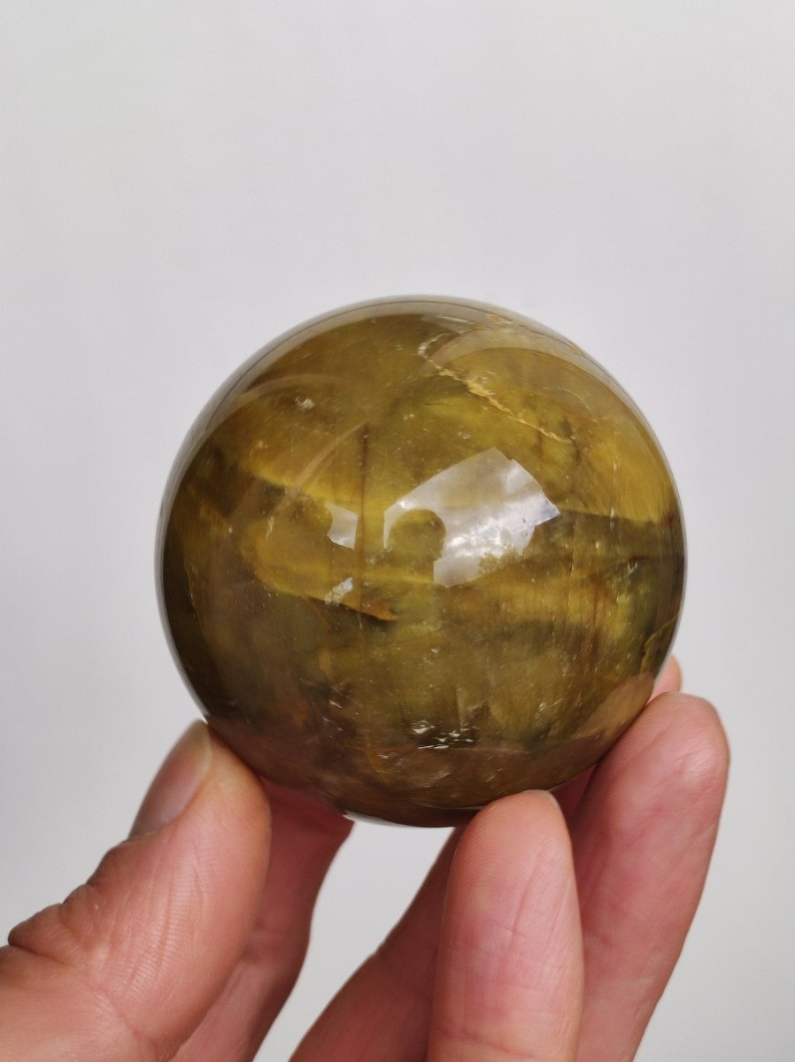 Pietersite gold Edelstein Kugel Massage Haus Magische Deko Sphere Kristall Meditation HIPPIE GOA Boho Heilstein Naturschatz Sammler Mineral - Art of Nature Berlin