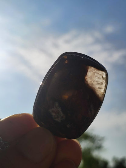 Pietersite gold rot - 925 Sterling Silber Edelstein Kette Natur Schutz Rarität Heilstein Kristall Mann Frau Er Sie Geschenk Schimmer - Art of Nature Berlin