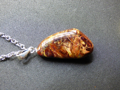 Pietersite gold rot blau 925 Sterling Silber ~ Edelstein Kette ~HIPPIE ~GOA ~Boho ~Tibet ~Ethno ~Nature ~Schutzsymbol ~Rarität - Art of Nature Berlin