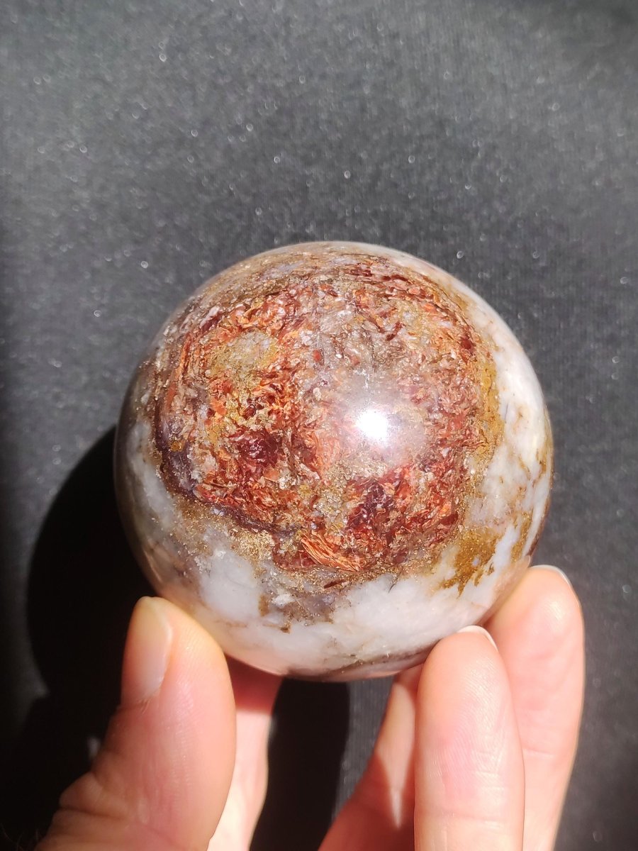 Pietersite ~ Magische Edelstein Kugel Deko Sphere Crystal Spielkugel Meditation HIPPIE GOA Boho Ethno Heilstein Natur Haus Kristall Geschenk - Art of Nature Berlin