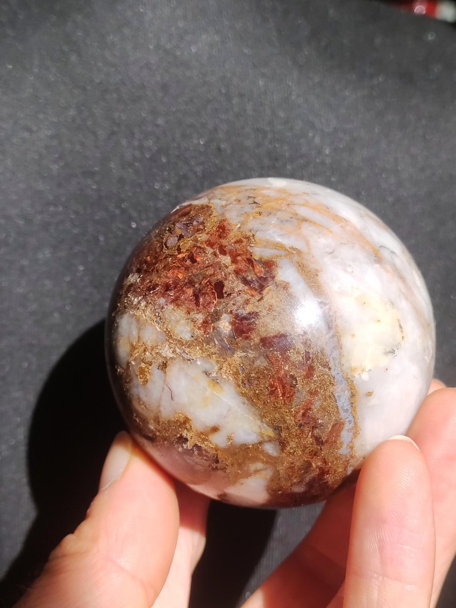Pietersite ~ Magische Edelstein Kugel Deko Sphere Crystal Spielkugel Meditation HIPPIE GOA Boho Ethno Heilstein Natur Haus Kristall Geschenk - Art of Nature Berlin