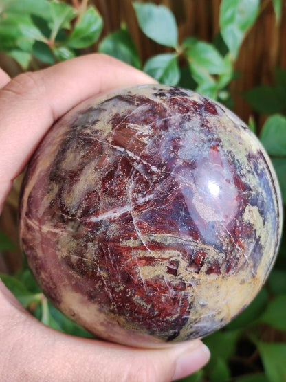 Pietersite ~ Magische Edelstein Kugel Massage & Deko Sphere Crystal Spielkugel Meditation ~HIPPIE ~GOA ~Boho ~Ethno ~Heilstein 1234 - Art of Nature Berlin