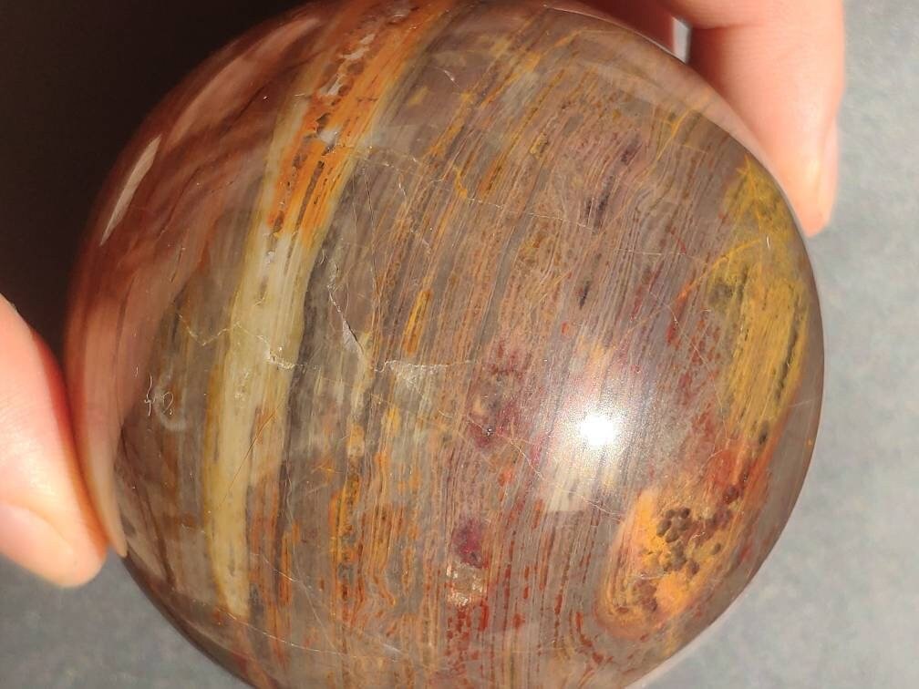 Pietersite ~ Magische Edelstein Kugel Massage & Deko Sphere Crystal Spielkugel Meditation ~HIPPIE ~GOA ~Boho ~Ethno ~Heilstein 1234 - Art of Nature Berlin