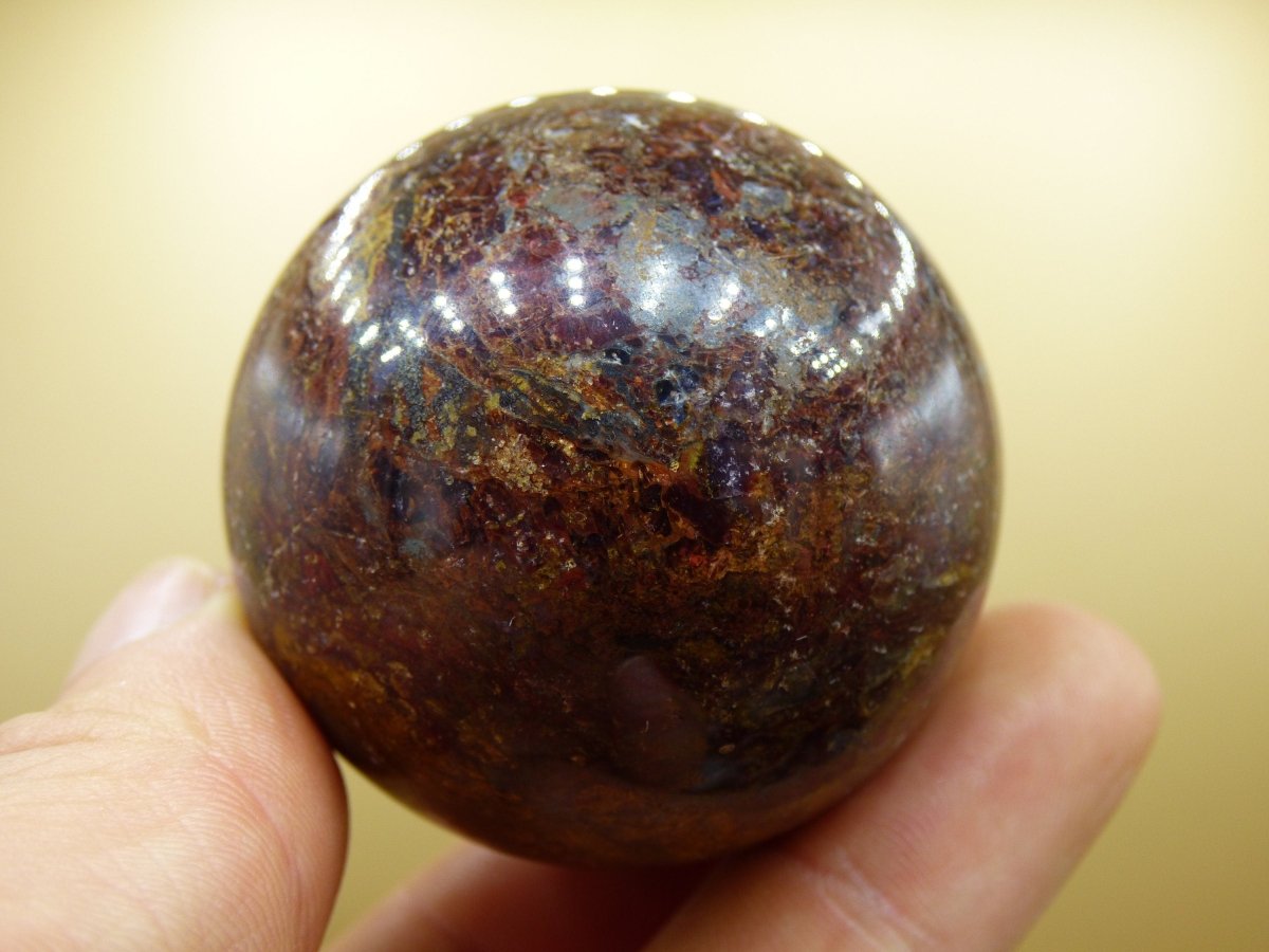 Pietersite ~ Magische Edelstein Kugel Massage & Deko Sphere Crystal Spielkugel Meditation ~HIPPIE ~GOA ~Boho ~Ethno ~Heilstein 1234 - Art of Nature Berlin