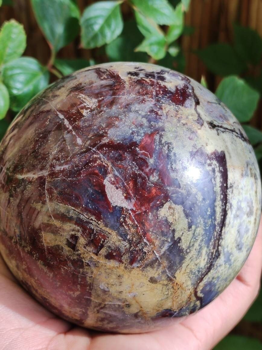 Pietersite ~ Magische Edelstein Kugel Massage & Deko Sphere Crystal Spielkugel Meditation ~HIPPIE ~GOA ~Boho ~Ethno ~Heilstein 1234 - Art of Nature Berlin