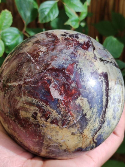 Pietersite ~ Magische Edelstein Kugel Massage & Deko Sphere Crystal Spielkugel Meditation ~HIPPIE ~GOA ~Boho ~Ethno ~Heilstein 1234 - Art of Nature Berlin