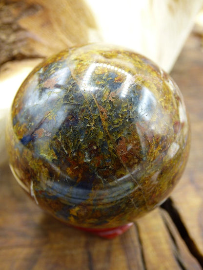 Pietersite ~ Magische Edelstein Kugel Massage & Deko Sphere Crystal Spielkugel Meditation ~HIPPIE ~GOA ~Boho ~Ethno ~Heilstein 1234 - Art of Nature Berlin