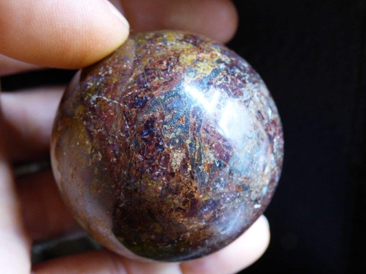 Pietersite ~ Magische Edelstein Kugel Massage & Deko Sphere Crystal Spielkugel Meditation ~HIPPIE ~GOA ~Boho ~Ethno ~Heilstein 1234 - Art of Nature Berlin