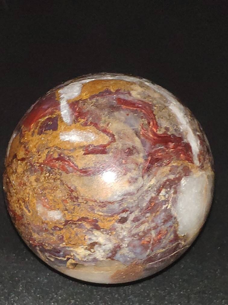 Pietersite ~ Magische Edelstein Kugel Massage & Deko Sphere Crystal Spielkugel Meditation ~HIPPIE ~GOA ~Boho ~Ethno ~Heilstein 1234 - Art of Nature Berlin