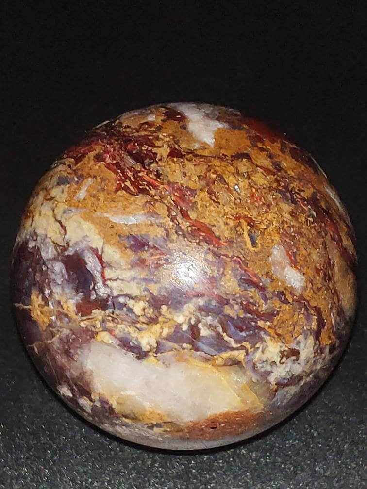 Pietersite ~ Magische Edelstein Kugel Massage & Deko Sphere Crystal Spielkugel Meditation ~HIPPIE ~GOA ~Boho ~Ethno ~Heilstein 1234 - Art of Nature Berlin