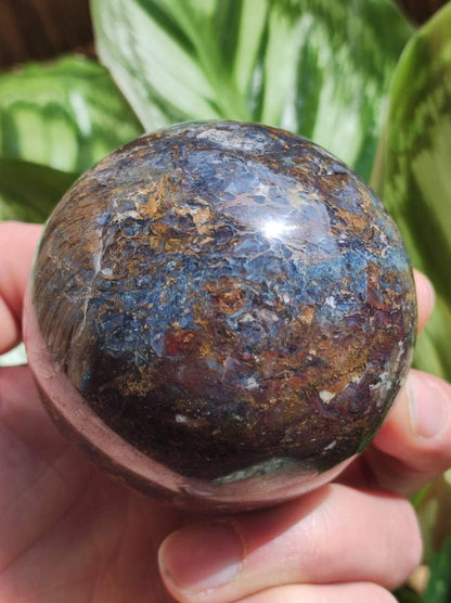 Pietersite ~ Magische Edelstein Kugel Massage & Deko Sphere Crystal Spielkugel Meditation ~HIPPIE ~GOA ~Boho ~Ethno ~Heilstein 1234 - Art of Nature Berlin