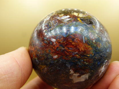 Pietersite ~ Magische Edelstein Kugel Massage & Deko Sphere Crystal Spielkugel Meditation ~HIPPIE ~GOA ~Boho ~Ethno ~Heilstein - Art of Nature Berlin