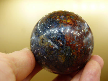 Pietersite ~ Magische Edelstein Kugel Massage & Deko Sphere Crystal Spielkugel Meditation ~HIPPIE ~GOA ~Boho ~Ethno ~Heilstein - Art of Nature Berlin