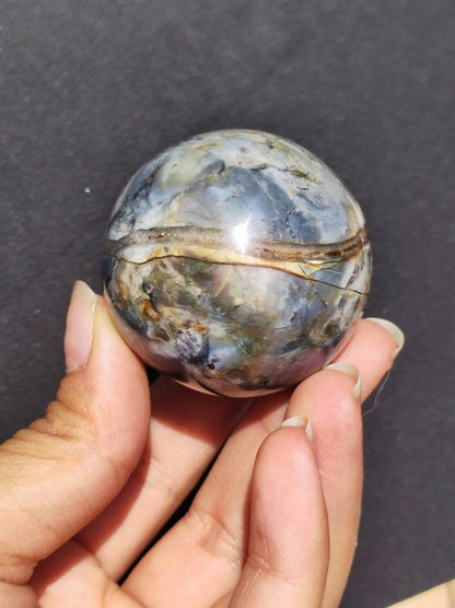 Pietersite ~ Magische Edelstein Kugel Massage & Deko Sphere Crystal Spielkugel Meditation ~HIPPIE ~GOA ~Boho ~Ethno ~Heilstein - Art of Nature Berlin