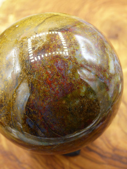 Pietersite ~ Magische Edelstein Kugel Massage & Deko Sphere Crystal Spielkugel Meditation ~HIPPIE ~GOA ~Boho ~Ethno ~Heilstein ~Naturschatz - Art of Nature Berlin