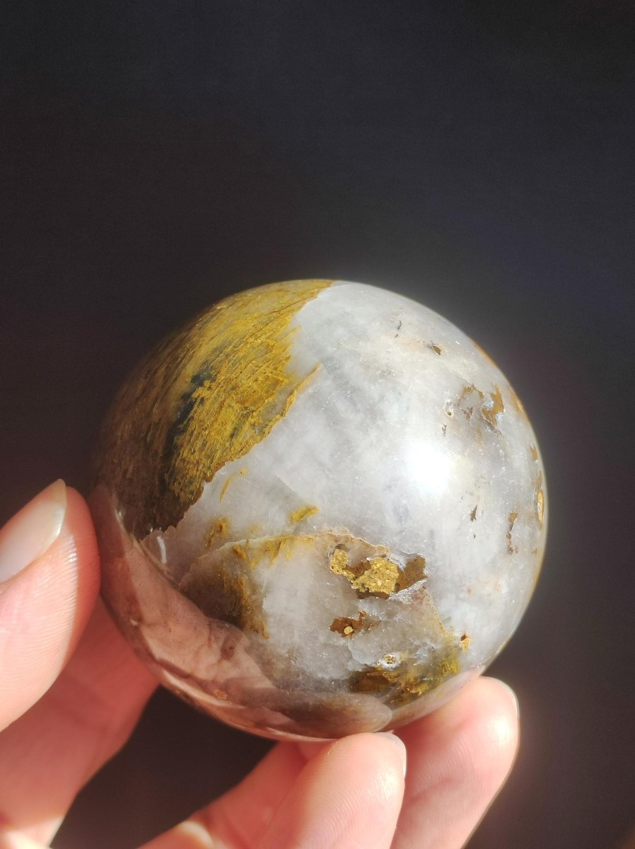 Pietersite ~ Magische Edelstein Kugel Massage & Deko Sphere Crystal Spielkugel Meditation ~HIPPIE ~GOA ~Boho ~Ethno ~Heilstein ~Naturschatz - Art of Nature Berlin