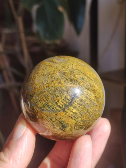Pietersite ~ Magische Edelstein Kugel Massage & Deko Sphere Crystal Spielkugel Meditation ~HIPPIE ~GOA ~Boho ~Ethno ~Heilstein ~Naturschatz - Art of Nature Berlin
