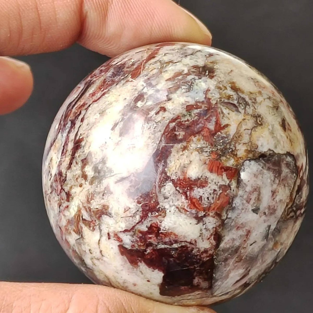 Pietersite ~ Magische Edelstein Kugel Massage & Deko Sphere Crystal Spielkugel Meditation ~HIPPIE ~GOA ~Boho ~Ethno ~Heilstein ~Naturschatz - Art of Nature Berlin