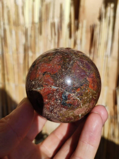 Pietersite ~ Magische Edelstein Kugel Massage & Deko Sphere Crystal Spielkugel Meditation ~HIPPIE ~GOA ~Boho ~Ethno ~Heilstein ~Naturschatz - Art of Nature Berlin