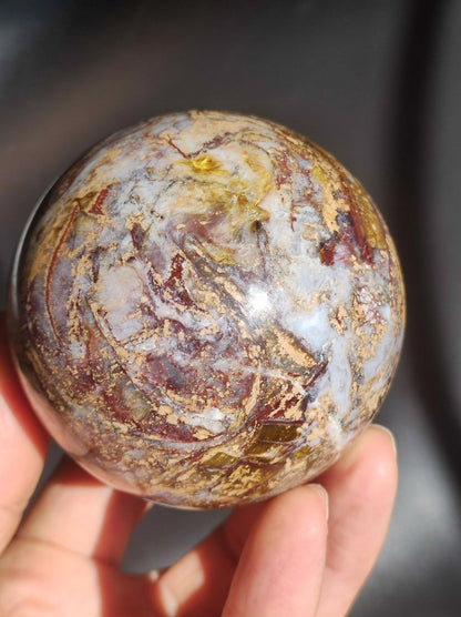 Pietersite ~ Magische Edelstein Kugel Massage & Deko Sphere Crystal Spielkugel Meditation ~HIPPIE ~GOA ~Boho ~Ethno ~Heilstein ~Naturschatz - Art of Nature Berlin