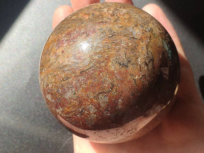 Pietersite ~ Magische Edelstein Kugel Massage & Deko Sphere Crystal Spielkugel Meditation ~HIPPIE ~GOA ~Boho ~Ethno ~Heilstein ~Naturschatz - Art of Nature Berlin