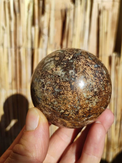 Pietersite ~ Magische Edelstein Kugel Massage & Deko Sphere Crystal Spielkugel Meditation ~HIPPIE ~GOA ~Boho ~Ethno ~Heilstein ~Naturschatz - Art of Nature Berlin