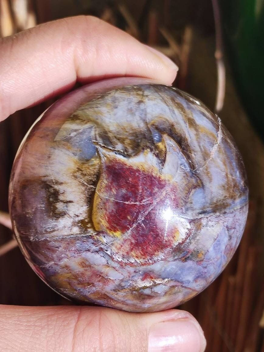 Pietersite ~ Magische Edelstein Kugel Massage & Deko Sphere Crystal Spielkugel Meditation ~HIPPIE ~GOA ~Boho ~Ethno ~Heilstein ~Naturschatz - Art of Nature Berlin