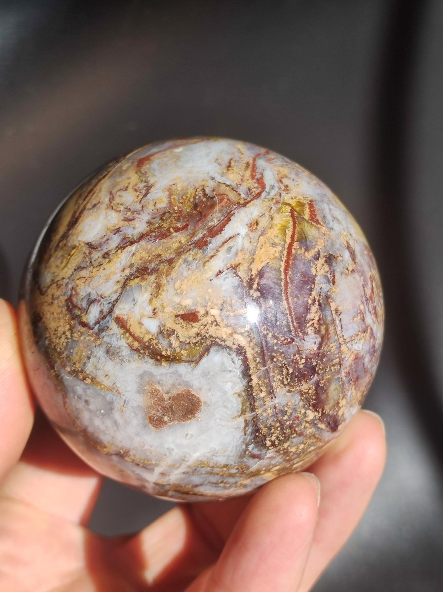 Pietersite ~ Magische Edelstein Kugel Massage & Deko Sphere Crystal Spielkugel Meditation ~HIPPIE ~GOA ~Boho ~Ethno ~Heilstein ~Naturschatz - Art of Nature Berlin