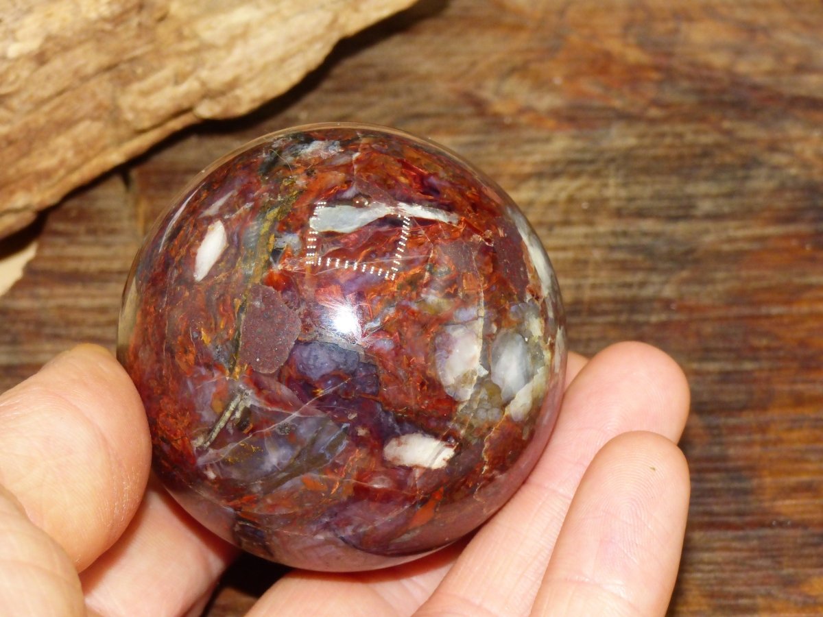 Pietersite ~ Magische Edelstein Kugel Massage & Deko Sphere Crystal Spielkugel Meditation ~HIPPIE ~GOA ~Boho ~Ethno ~Heilstein ~Naturschatz - Art of Nature Berlin