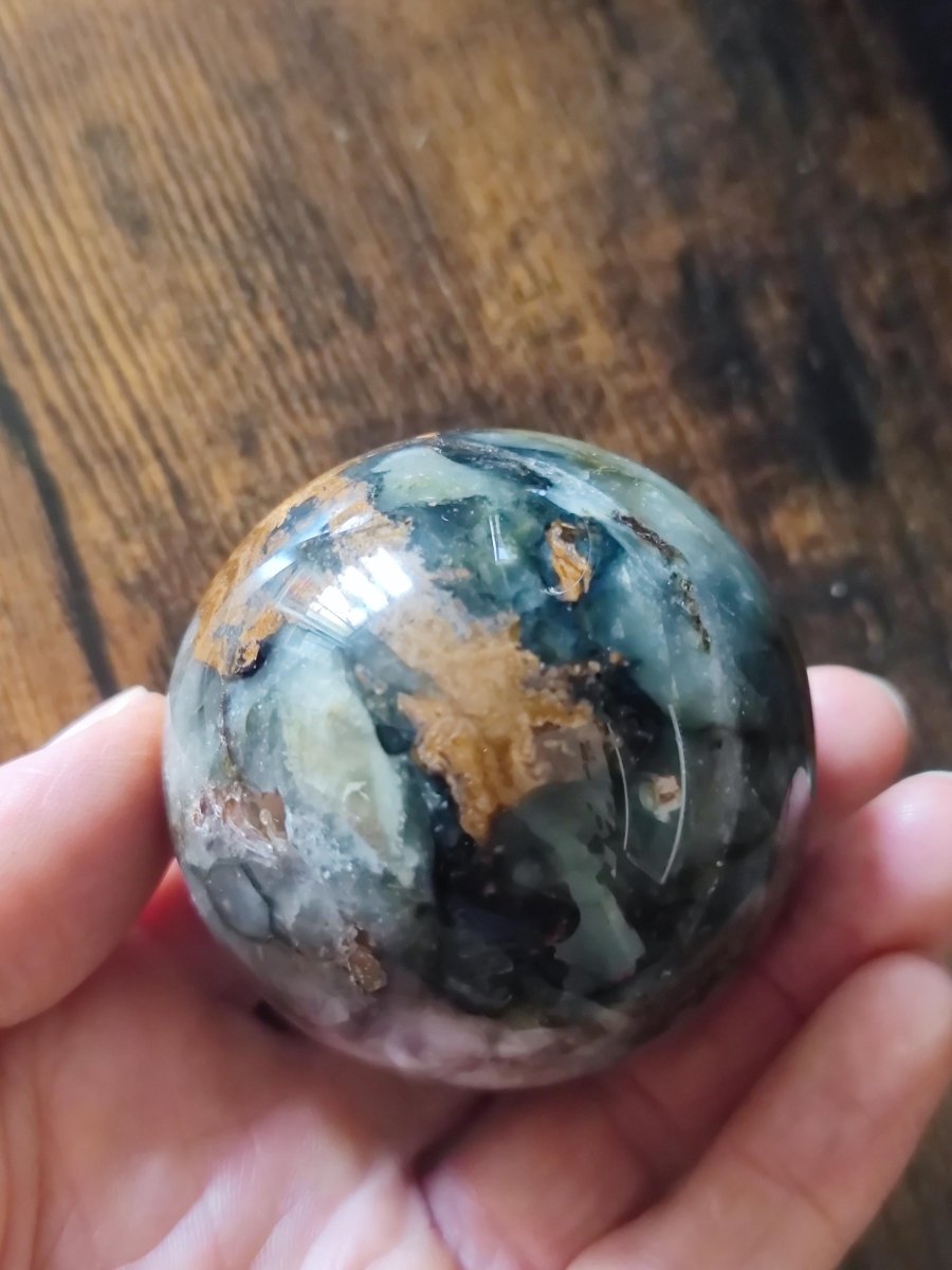 Pietersite ~ Magische Edelstein Kugel Massage & Deko Sphere Crystal Spielkugel Meditation ~HIPPIE ~GOA ~Boho ~Ethno ~Heilstein ~Naturschatz - Art of Nature Berlin