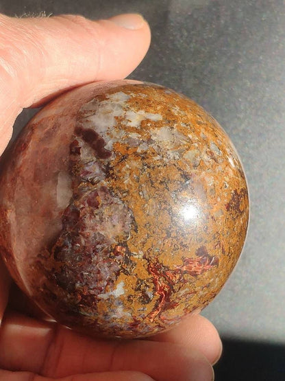 Pietersite ~ Magische Edelstein Kugel Massage & Deko Sphere Crystal Spielkugel Meditation ~HIPPIE ~GOA ~Boho ~Ethno ~Heilstein ~Naturschatz - Art of Nature Berlin