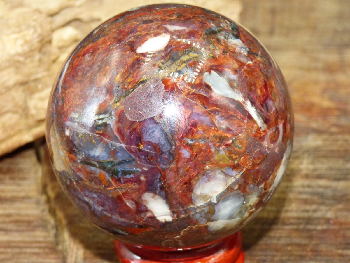 Pietersite ~ Magische Edelstein Kugel Massage & Deko Sphere Crystal Spielkugel Meditation ~HIPPIE ~GOA ~Boho ~Ethno ~Heilstein ~Naturschatz - Art of Nature Berlin