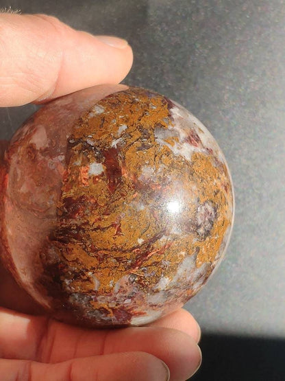 Pietersite ~ Magische Edelstein Kugel Massage & Deko Sphere Crystal Spielkugel Meditation ~HIPPIE ~GOA ~Boho ~Ethno ~Heilstein ~Naturschatz - Art of Nature Berlin