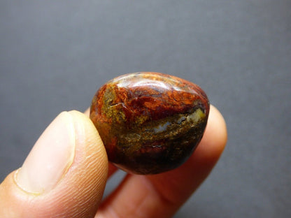 Pietersite rot ~ Edelstein Kette ~HIPPIE ~GOA ~Boho ~Ethno ~Nature ~Heilstein ~Flash ~Fire ~Fluss ~Blitz ~Rarität - Art of Nature Berlin