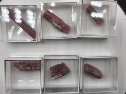 Pinker Turmalin Rohkristall aus Brasilien – Rosa Rubellit – 6 Unikate zur Wahl Kristalle & Mineralien Sammler Stufen Edelstein Deko Kristall - Art of Nature Berlin