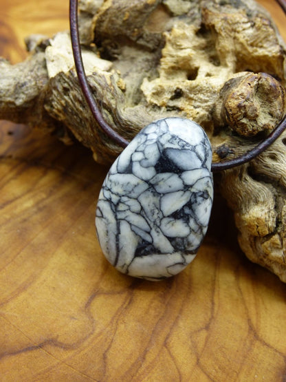 Pinolith ~ Edelstein Kette ~HIPPIE ~GOA ~Boho ~Ethno ~Nature ~Heilstein - Art of Nature Berlin