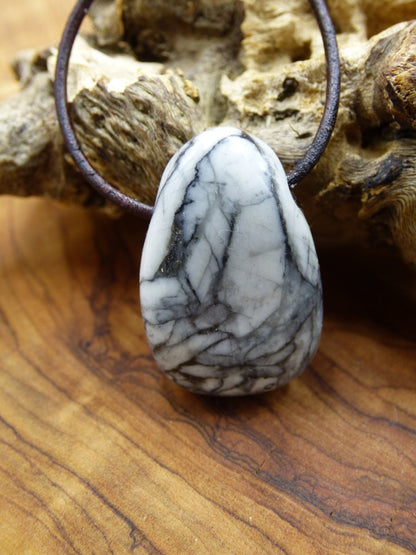 Pinolith ~ Edelstein Kette ~HIPPIE ~GOA ~Boho ~Ethno ~Nature ~Heilstein - Art of Nature Berlin