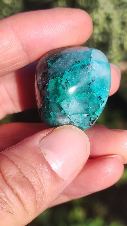 AAA Quantum Quattro Chrysocoll Shattuckite Quartz Azurite blue Natural Healing Stone Meditation Ritual Indian Shaman Gemstone Mineral Collector