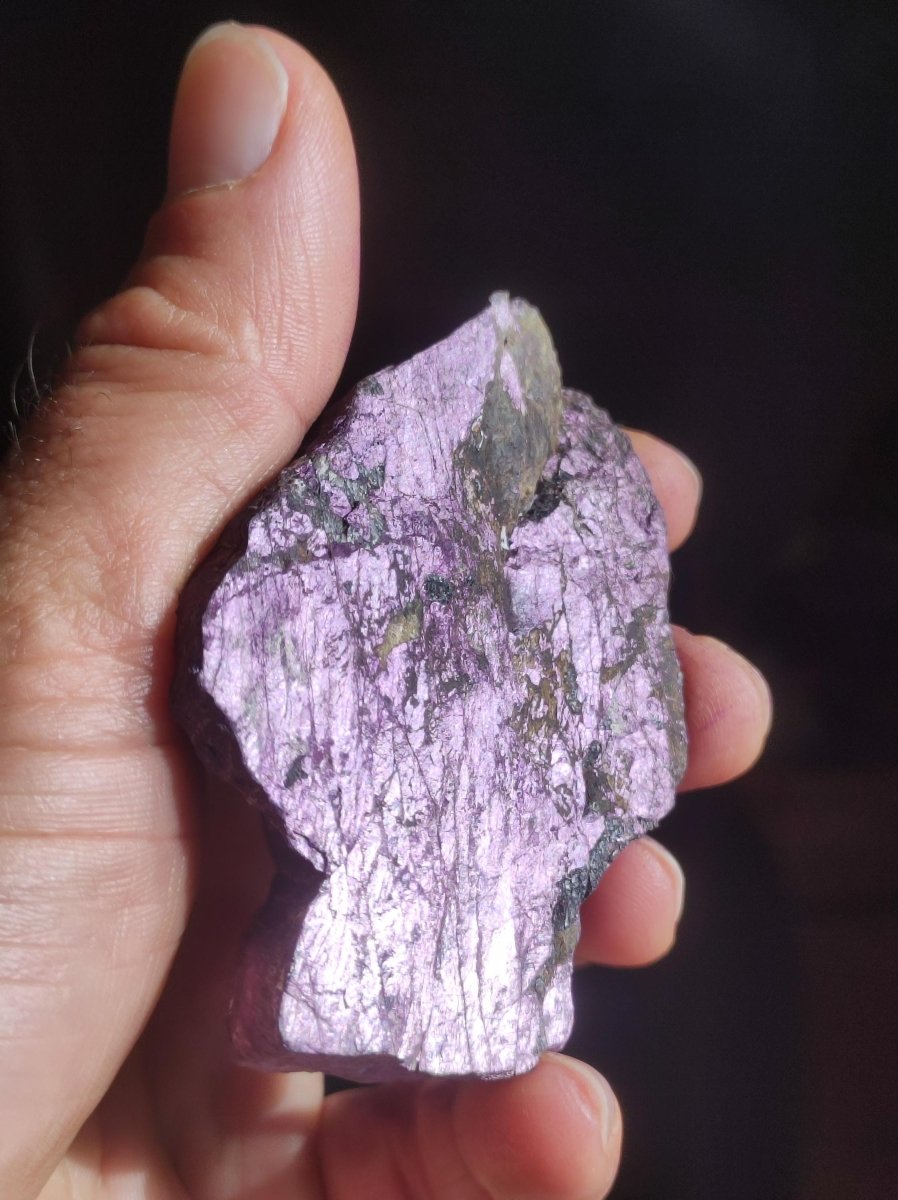 Purpurit ~ Sammler Roh Stufe Deko Mineral Afrika Namibia Heilstein Kristalle Mann Frau Kind Geschenk Er Sie Bruder Schwester Mineral Deko - Art of Nature Berlin