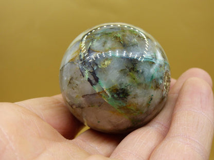 Quantum Quattro AAA Sphere ~ Magische Edelstein Kugel Massage & Deko Crystal Meditation Heilstein Rarität Sammler Mineral Rund Chrysokolla - Art of Nature Berlin