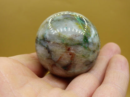 Quantum Quattro AAA Sphere ~ Magische Edelstein Kugel Massage & Deko Crystal Meditation Heilstein Rarität Sammler Mineral Rund Chrysokolla - Art of Nature Berlin