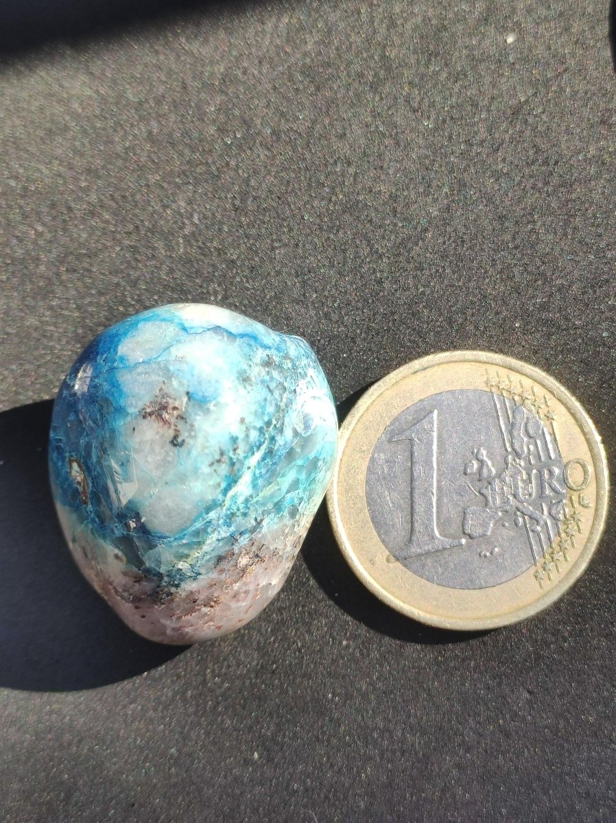 Quantum Quattro Chrysocoll Shattuckit Quarz Azurit blau Natur Heilstein Meditation Ritual Indianer Schamanen Edelstein Mineral Sammler - Art of Nature Berlin