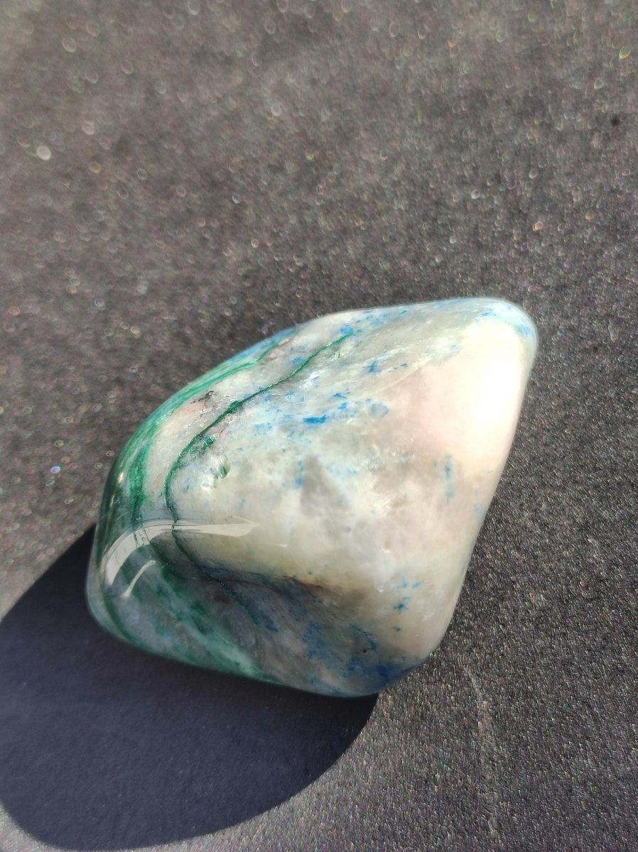 Quantum Quattro Chrysocoll Shattuckit Quarz Azurit blau Natur Heilstein Meditation Ritual Indianer Schamanen Edelstein Mineral Sammler - Art of Nature Berlin